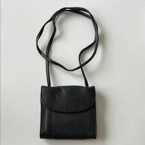 BUGATTI Black Neck Shoulder money Bag wallet
